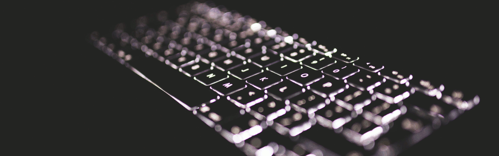 Backlit Keyboard in the dark
